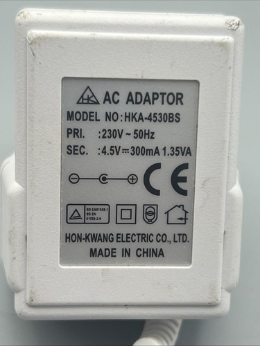 300ma va ac adaptor - 4.5,